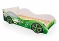 Детская кровать машина «Зелёная»